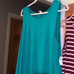 Green/teal old navy swing dress xxl nwt